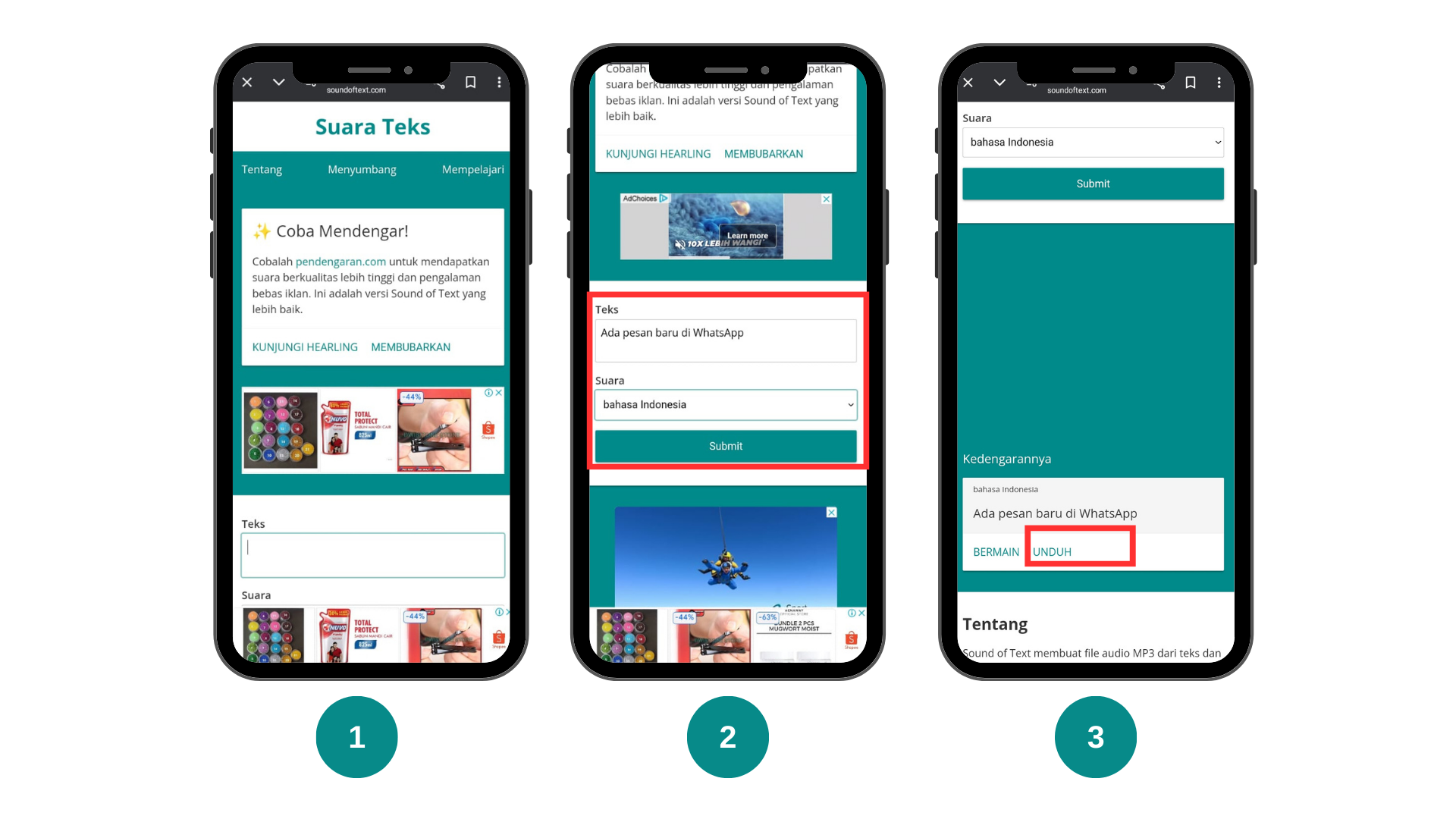 cara mengganti nada dering whatsapp dengan suara google